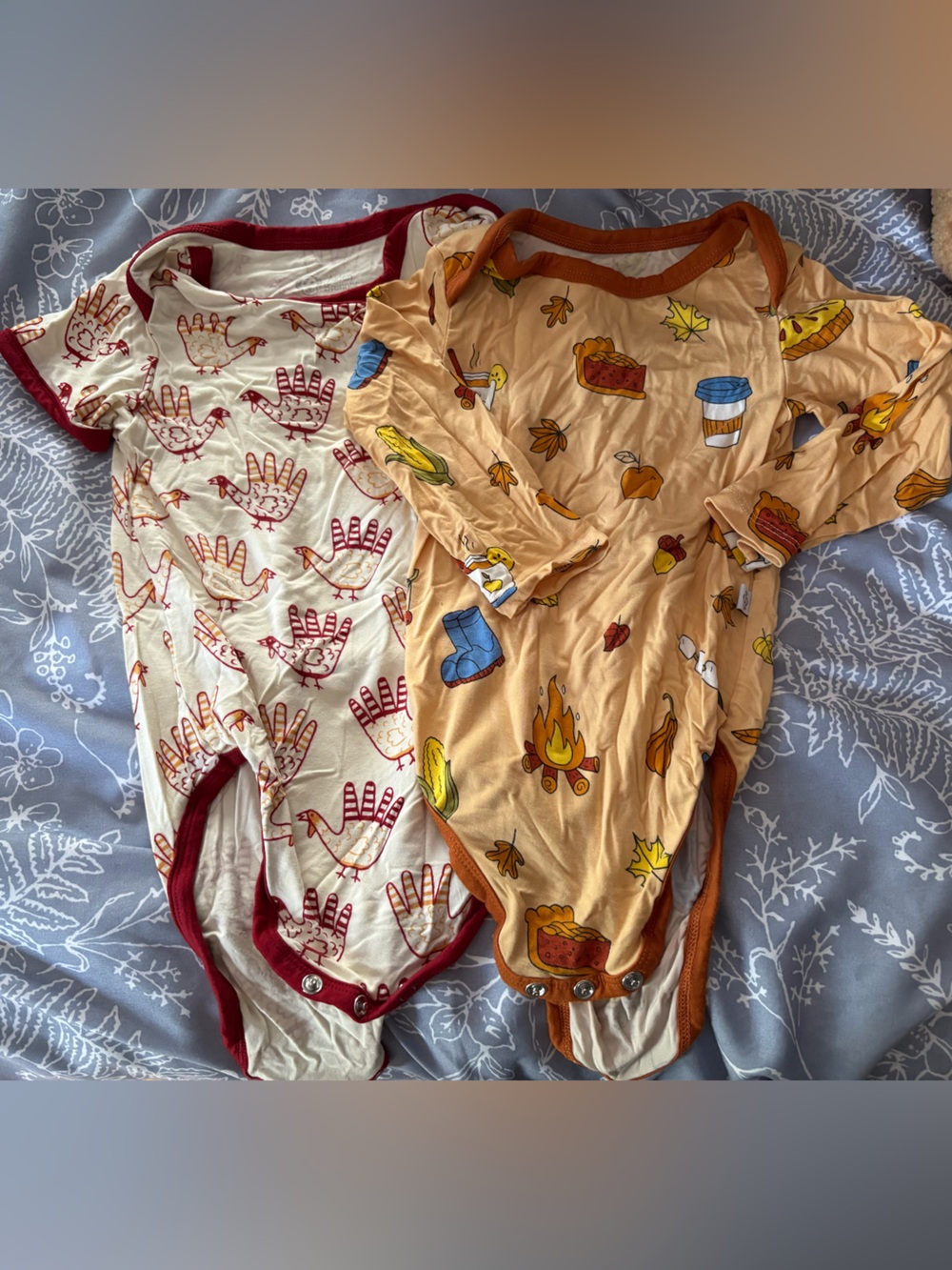 2-Pack Autumn Onesies